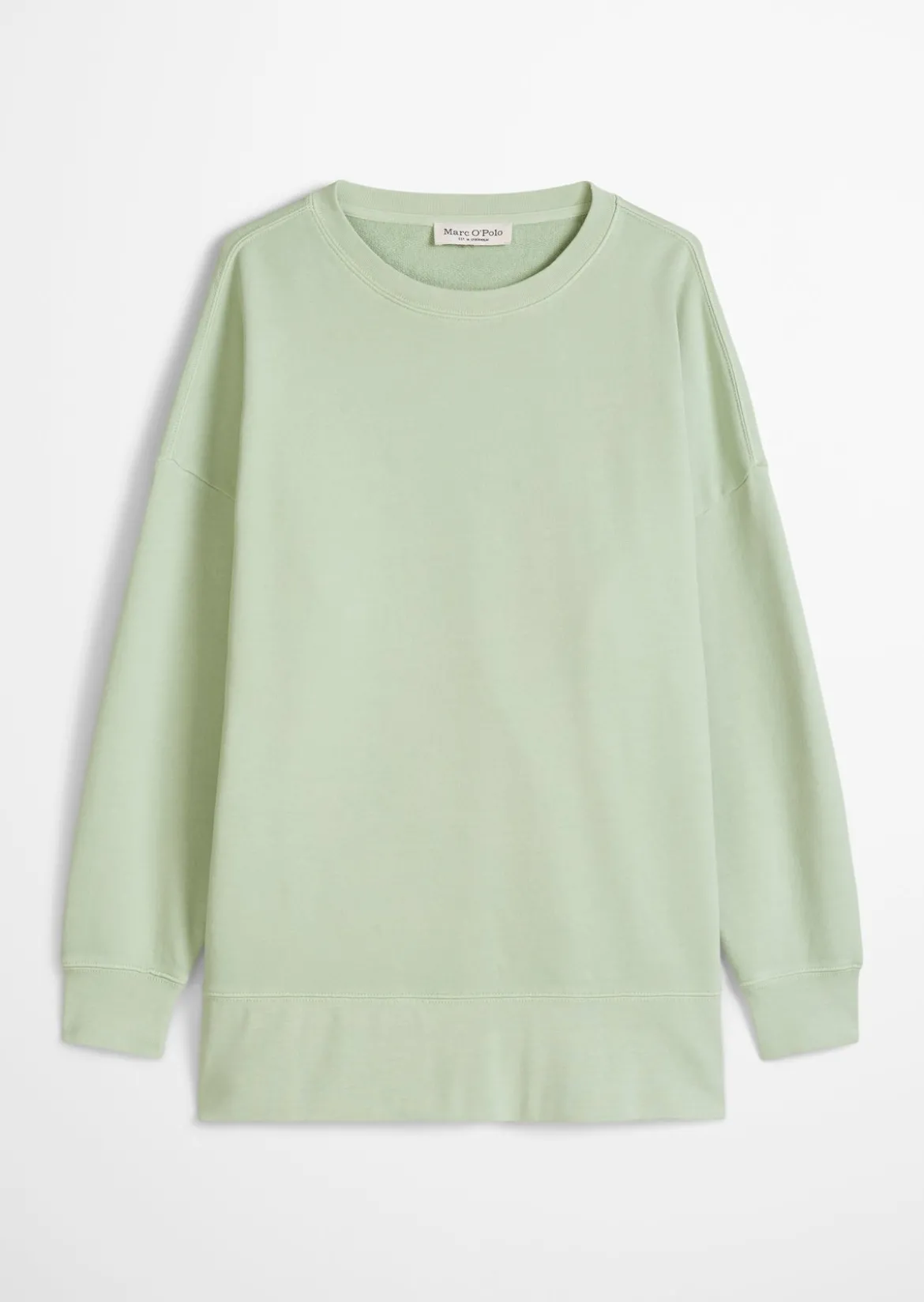 Logo-Sweatshirt loose mit recycelter Baumwolle
