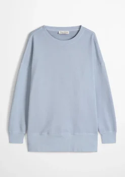 Logo-Sweatshirt loose mit recycelter Baumwolle