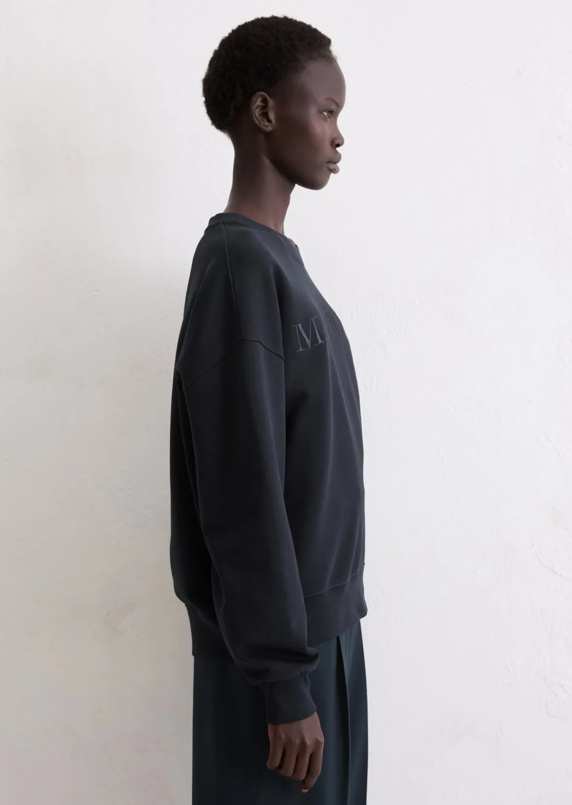 Logo-Sweatshirt relaxed aus Organic Cotton