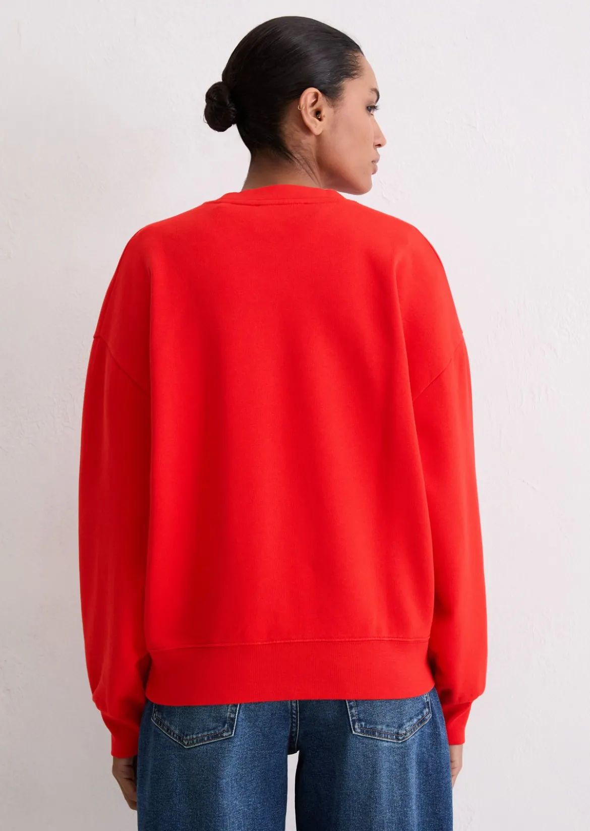 Logo-Sweatshirt relaxed aus Organic Cotton