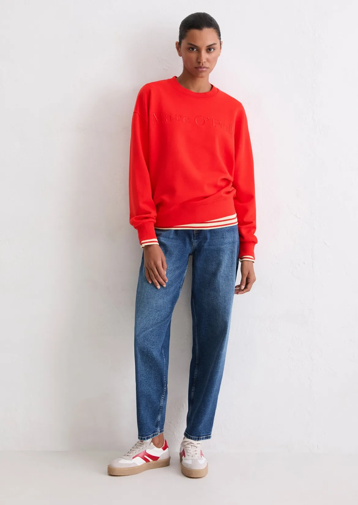 Logo-Sweatshirt relaxed aus Organic Cotton