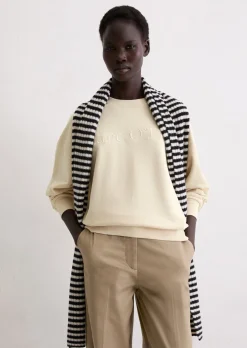 Logo-Sweatshirt relaxed aus Organic Cotton