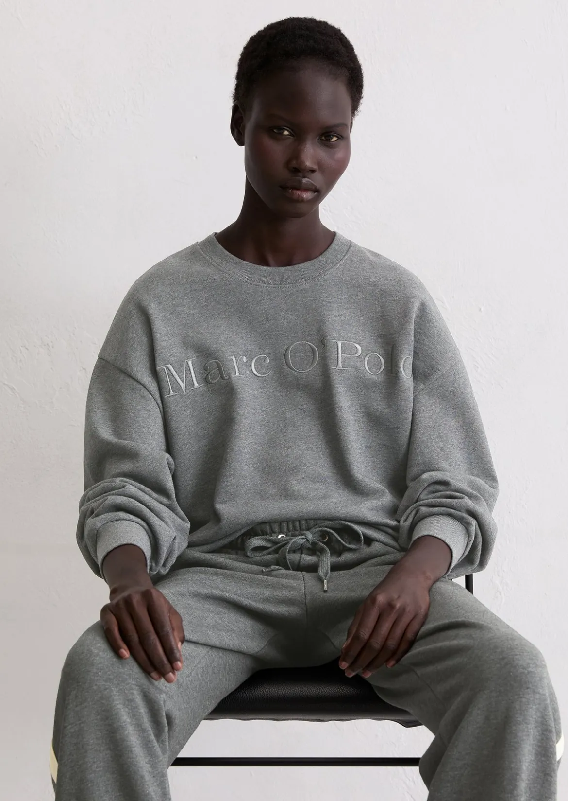 Logo-Sweatshirt relaxed aus Organic Cotton