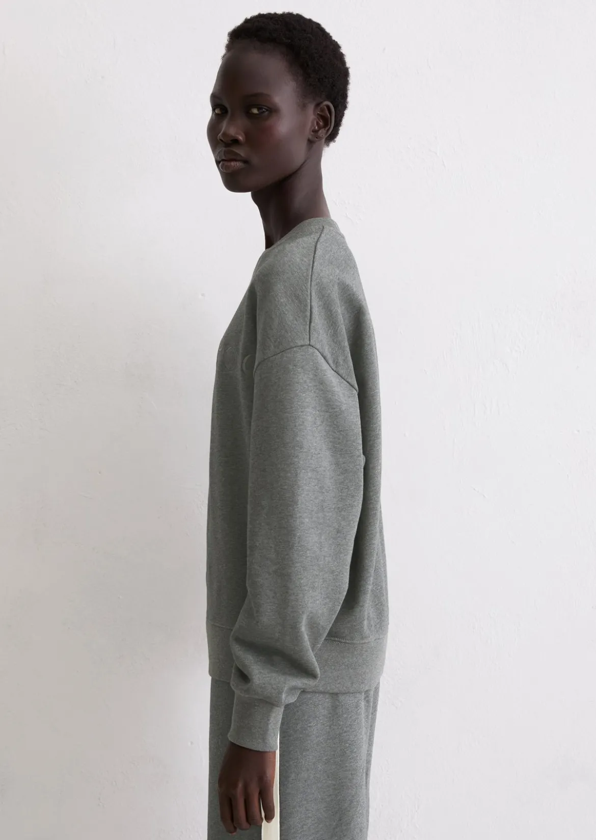 Logo-Sweatshirt relaxed aus Organic Cotton
