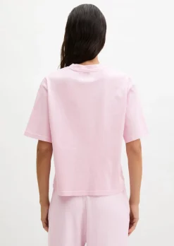 Logo-T-Shirt regular aus recycelter und Bio-Baumwolle