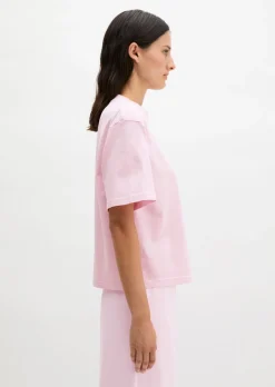 Logo-T-Shirt regular aus recycelter und Bio-Baumwolle