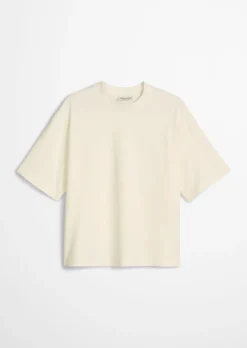 Logo-T-Shirt regular aus recycelter und Bio-Baumwolle