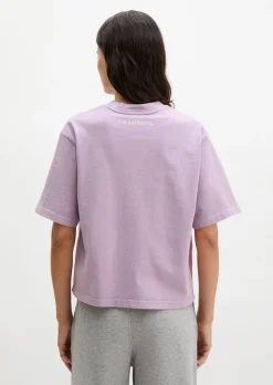 Logo-T-Shirt regular aus recycelter und Bio-Baumwolle