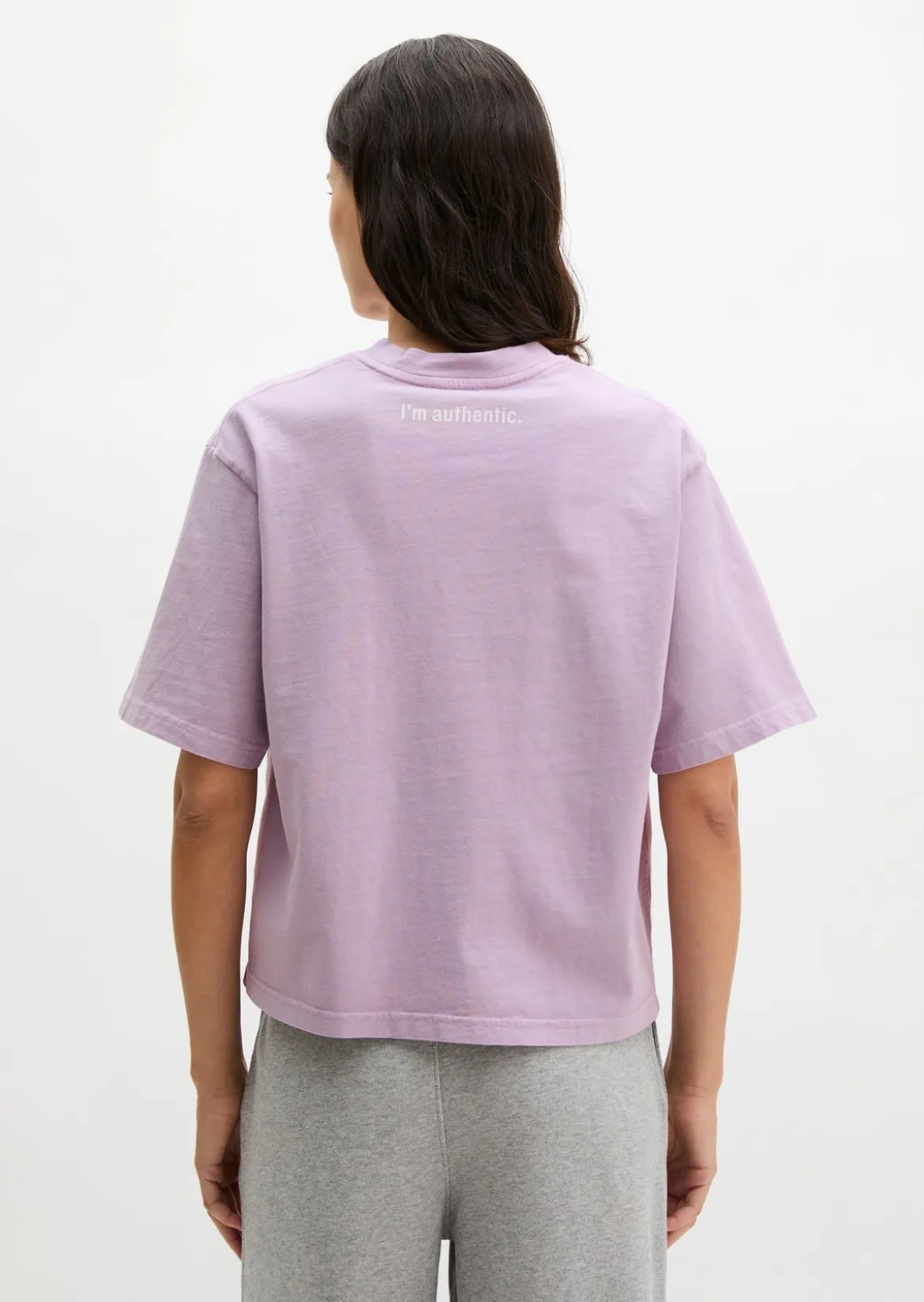 Logo-T-Shirt regular aus recycelter und Bio-Baumwolle