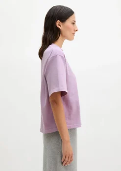 Logo-T-Shirt regular aus recycelter und Bio-Baumwolle