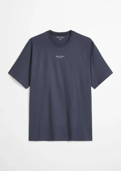 Logo-T-Shirt regular aus reiner Bio-Baumwolle