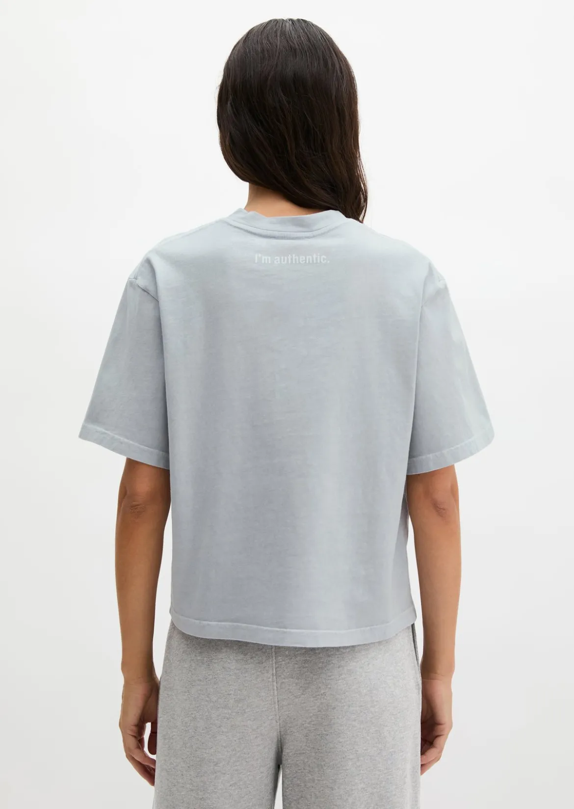 Logo-T-Shirt regular aus recycelter und Bio-Baumwolle