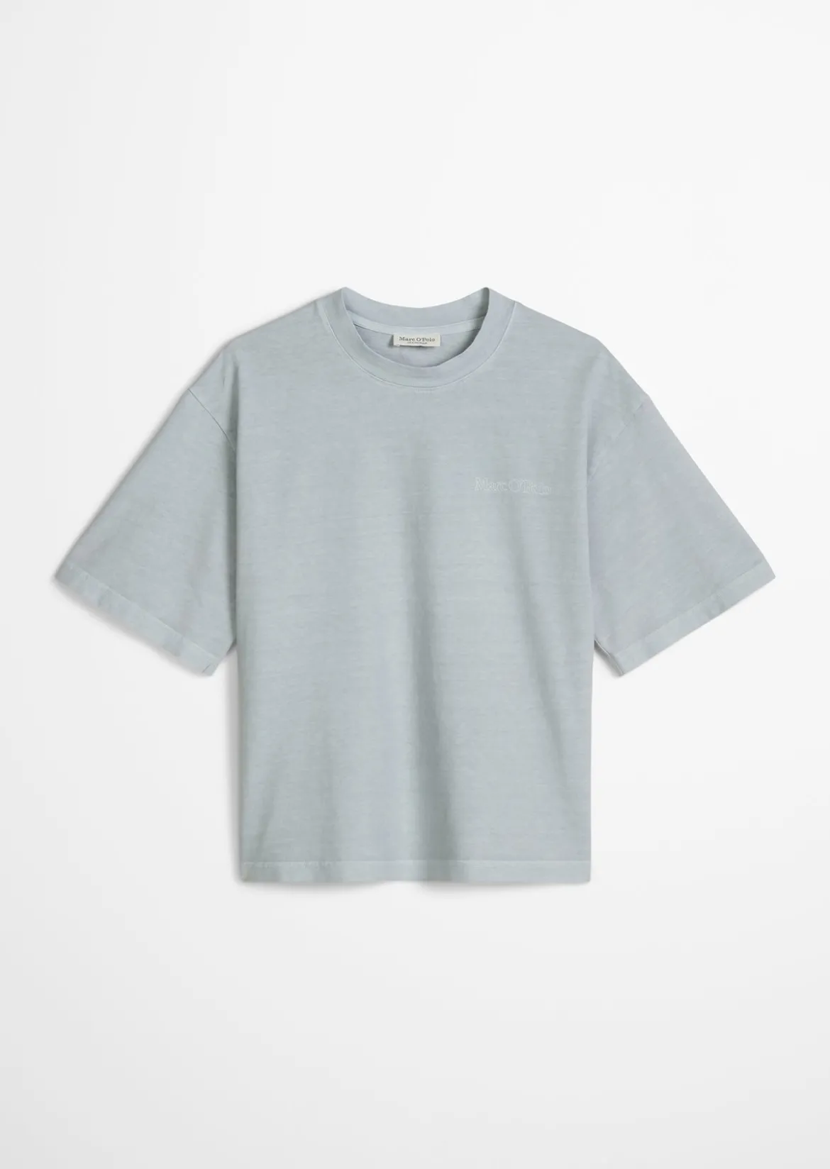 Logo-T-Shirt regular aus recycelter und Bio-Baumwolle