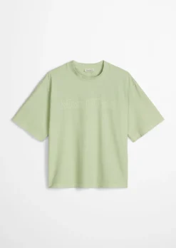 Logo-T-Shirt regular aus recycelter und Bio-Baumwolle