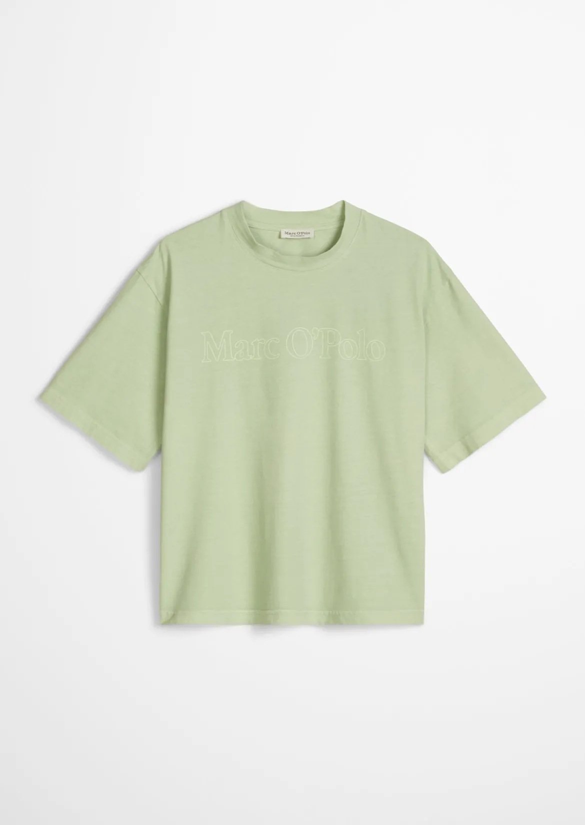 Logo-T-Shirt regular aus recycelter und Bio-Baumwolle