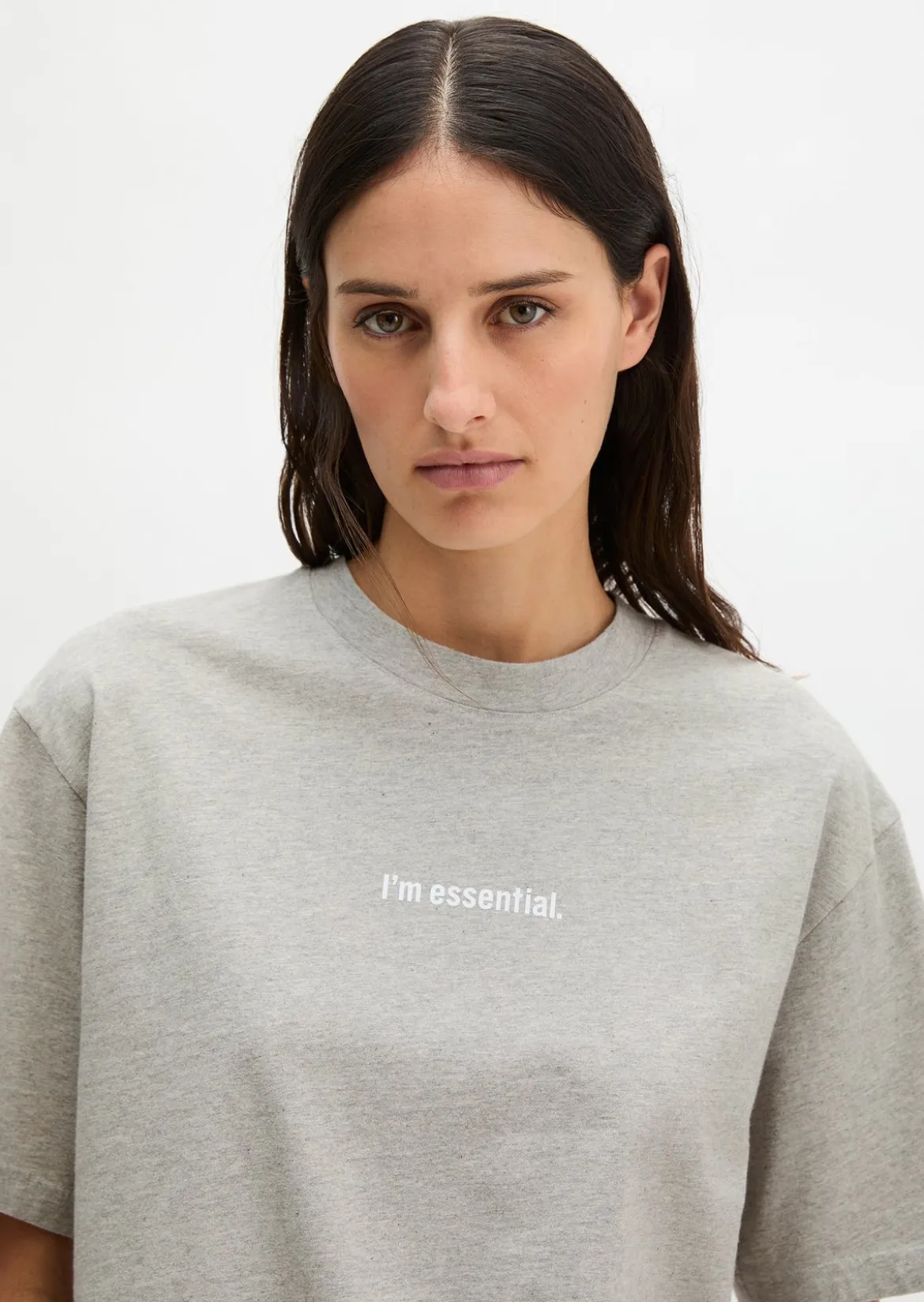 Logo-T-Shirt regular aus recycelter und Bio-Baumwolle