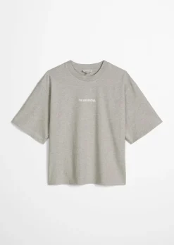 Logo-T-Shirt regular aus recycelter und Bio-Baumwolle