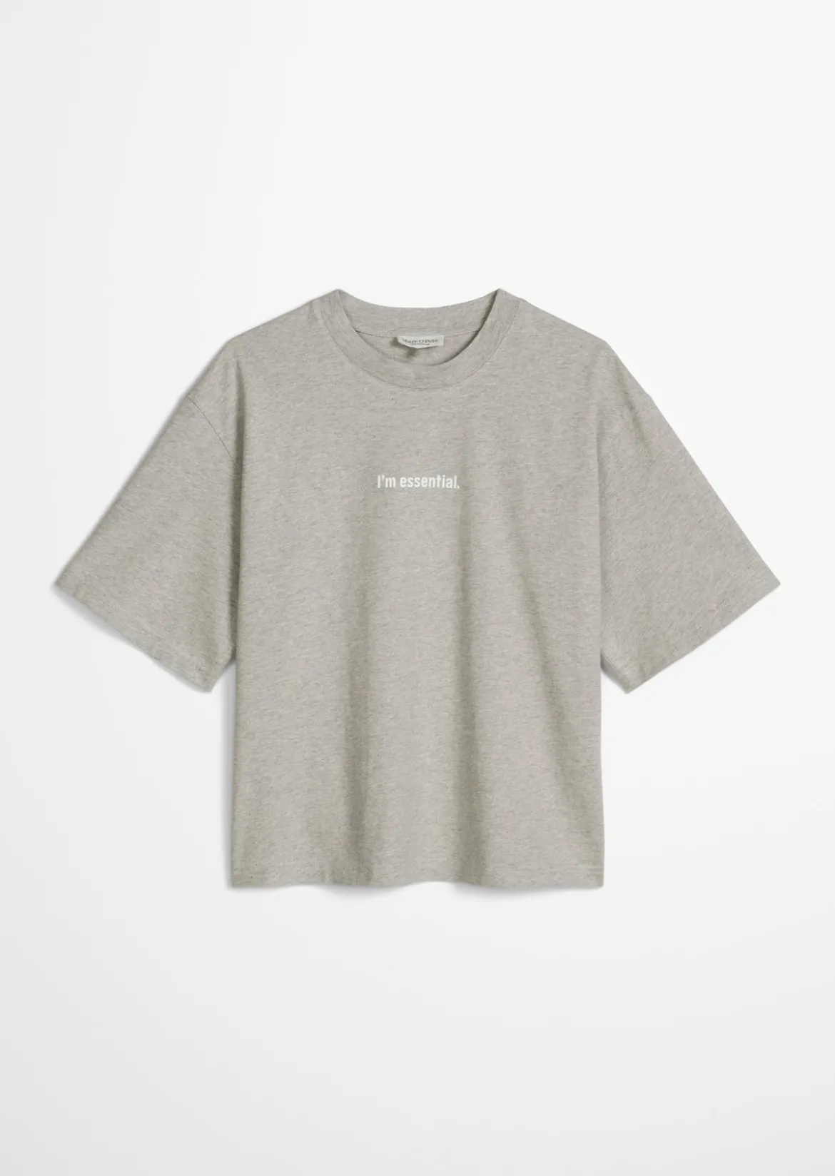Logo-T-Shirt regular aus recycelter und Bio-Baumwolle