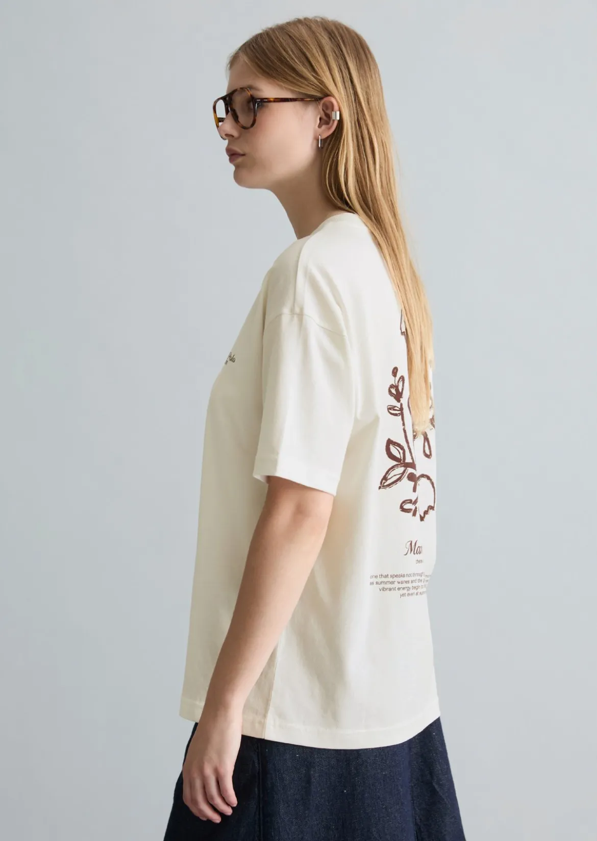 Logo-T-Shirt relaxed aus Organic Cotton