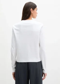 Longlseeve relaxed aus Light Interlock-Jersey