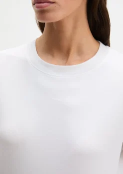 Longlseeve relaxed aus Light Interlock-Jersey