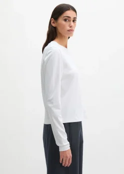 Longlseeve relaxed aus Light Interlock-Jersey