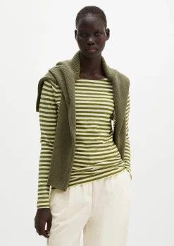 Longsleeve aus Organic-Cotton-Slub-Jersey