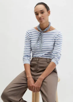 Longsleeve aus Organic-Cotton-Slub-Jersey