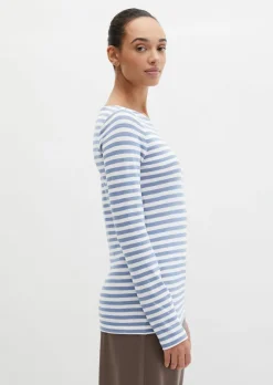 Longsleeve aus Organic-Cotton-Slub-Jersey