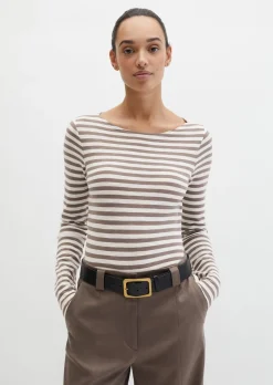 Longsleeve aus Organic-Cotton-Slub-Jersey