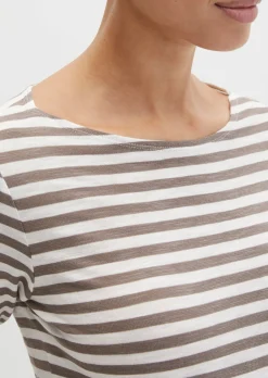 Longsleeve aus Organic-Cotton-Slub-Jersey