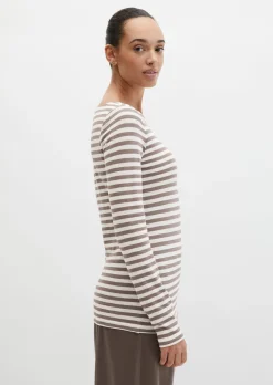 Longsleeve aus Organic-Cotton-Slub-Jersey