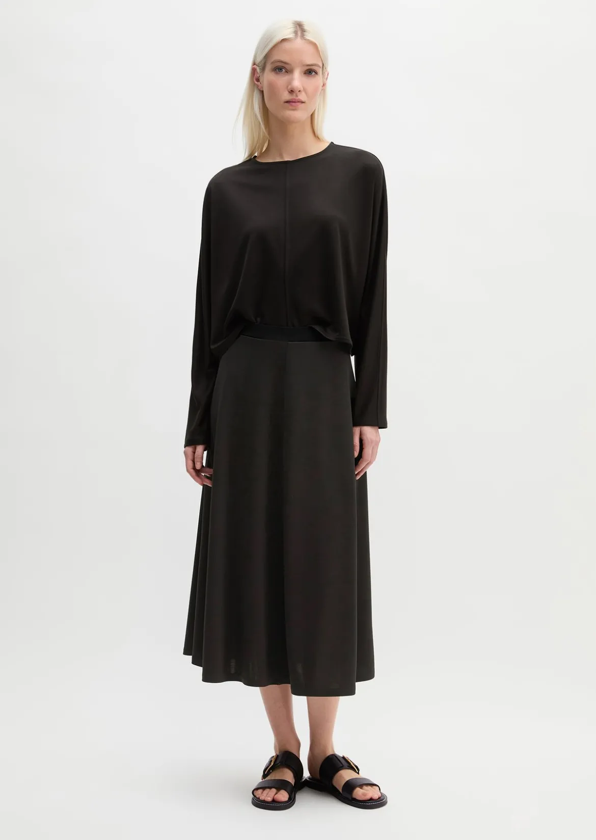 Longsleeve cropped aus LENZING™ ECOVERO™
