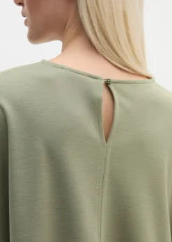 Longsleeve cropped aus LENZING™ ECOVERO™