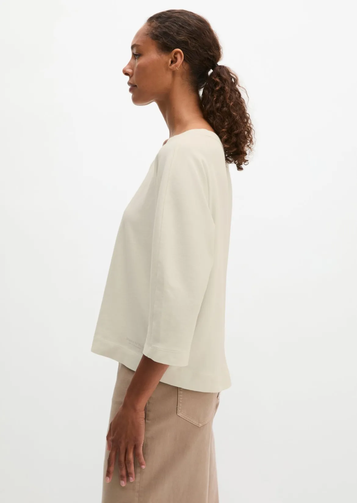Longsleeve loose aus Organic Cotton Single Jersey