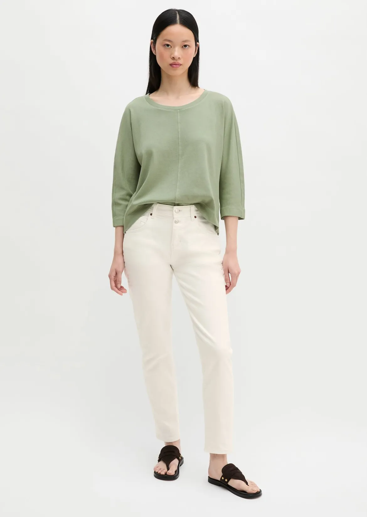 Longsleeve loose aus Organic Cotton Single Jersey