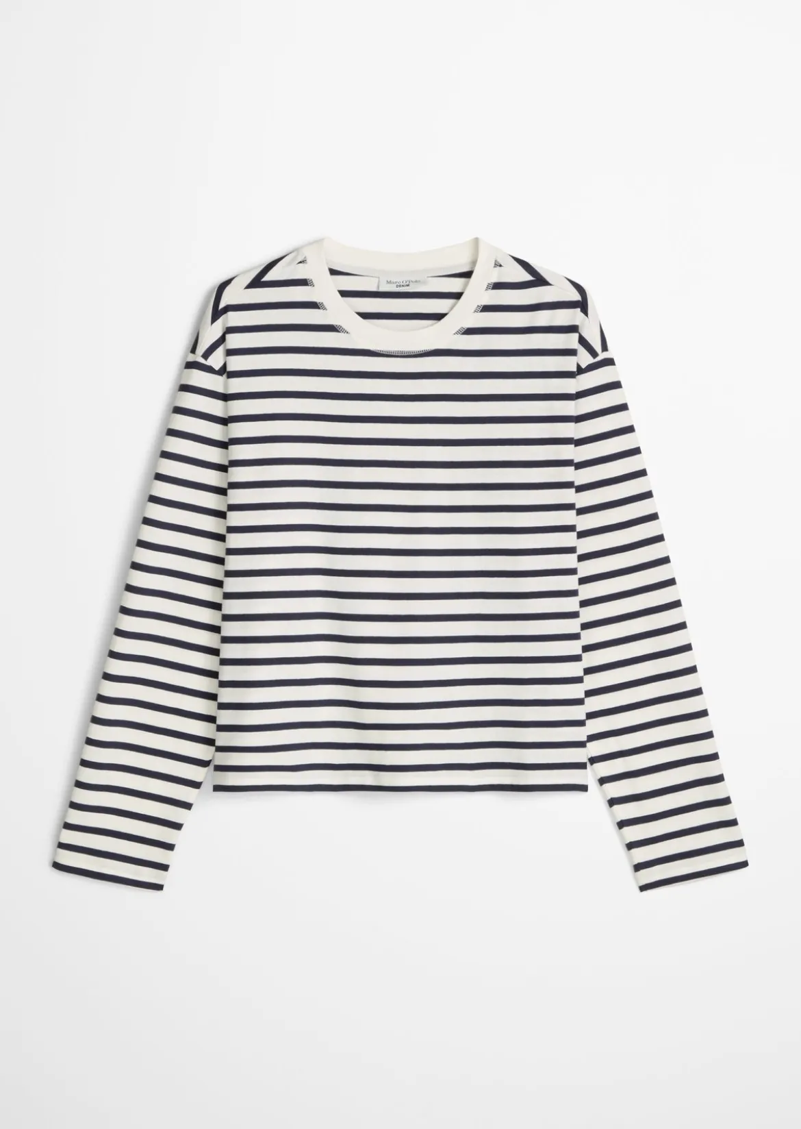 Longsleeve regular aus Heavy Slub Jersey