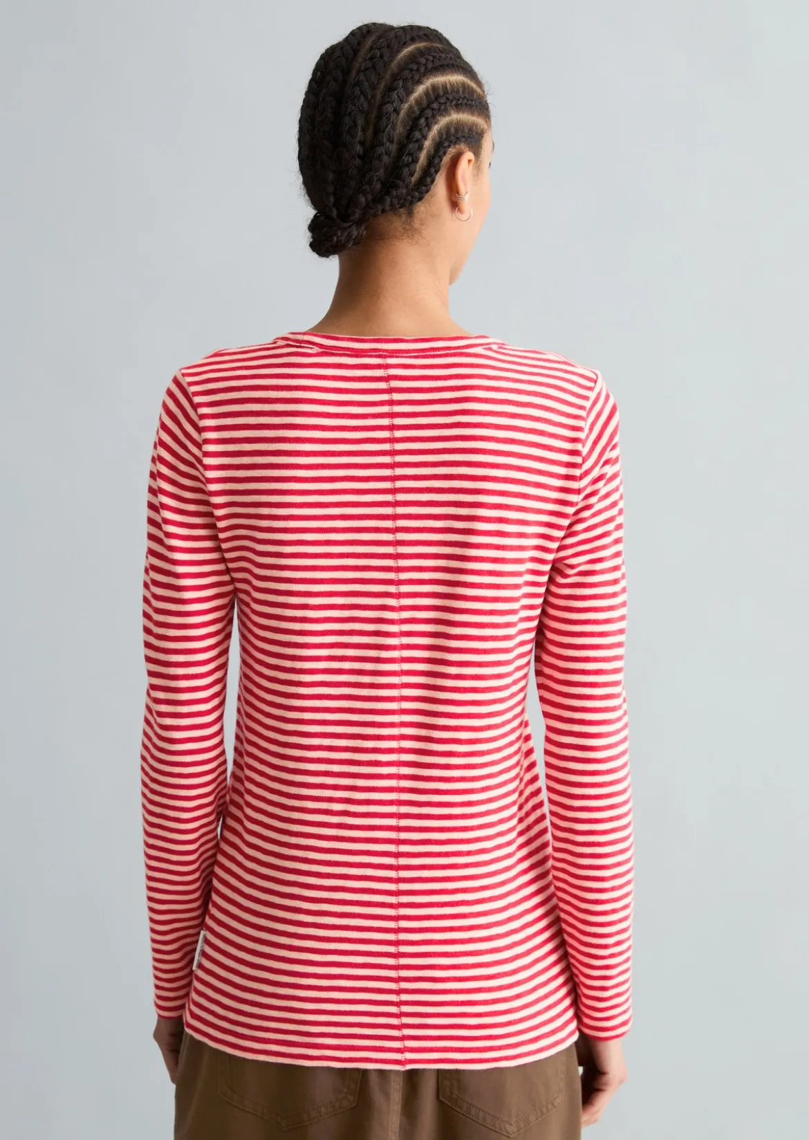 Longsleeve regular aus Heavy Slub Jersey