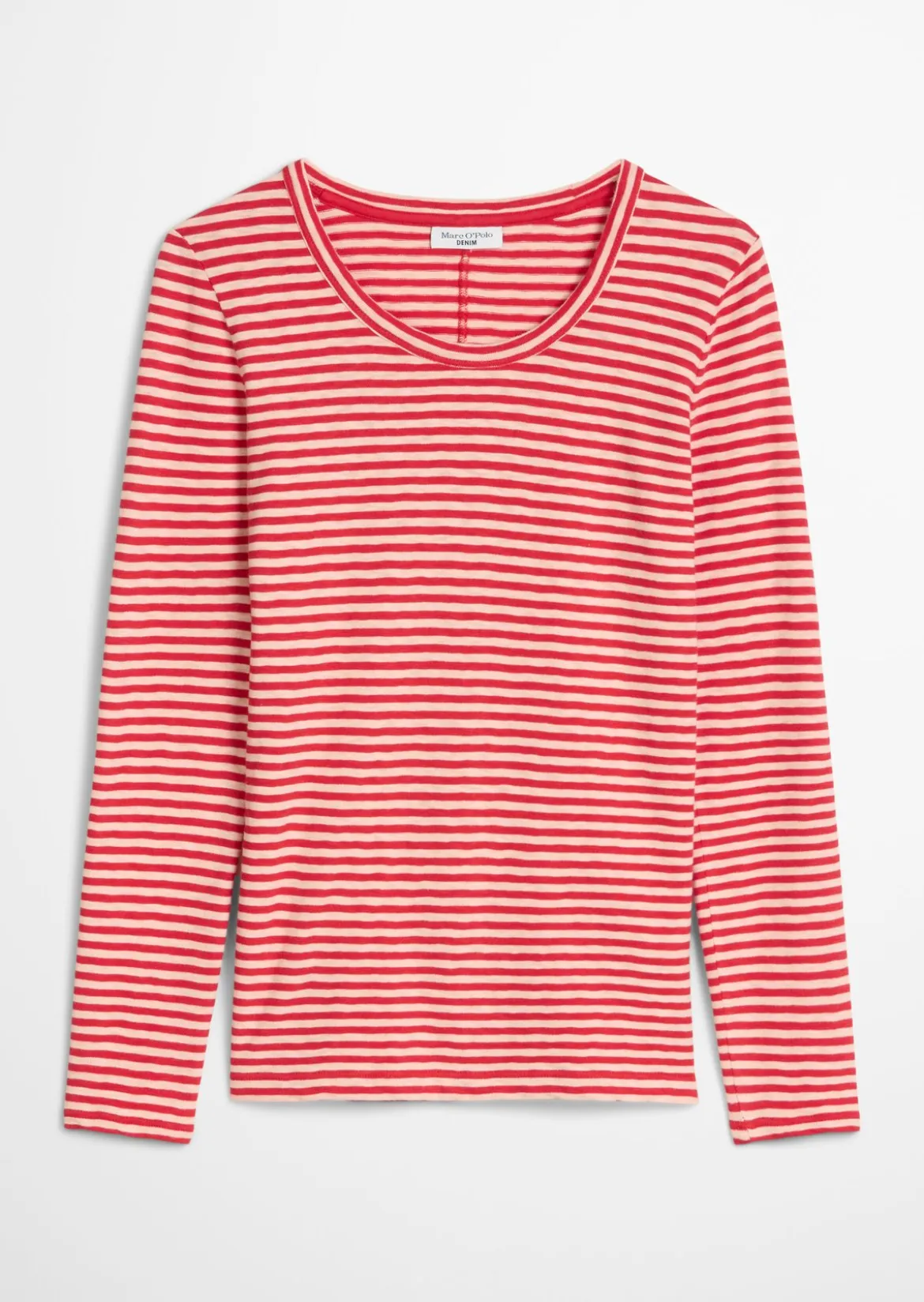 Longsleeve regular aus Heavy Slub Jersey