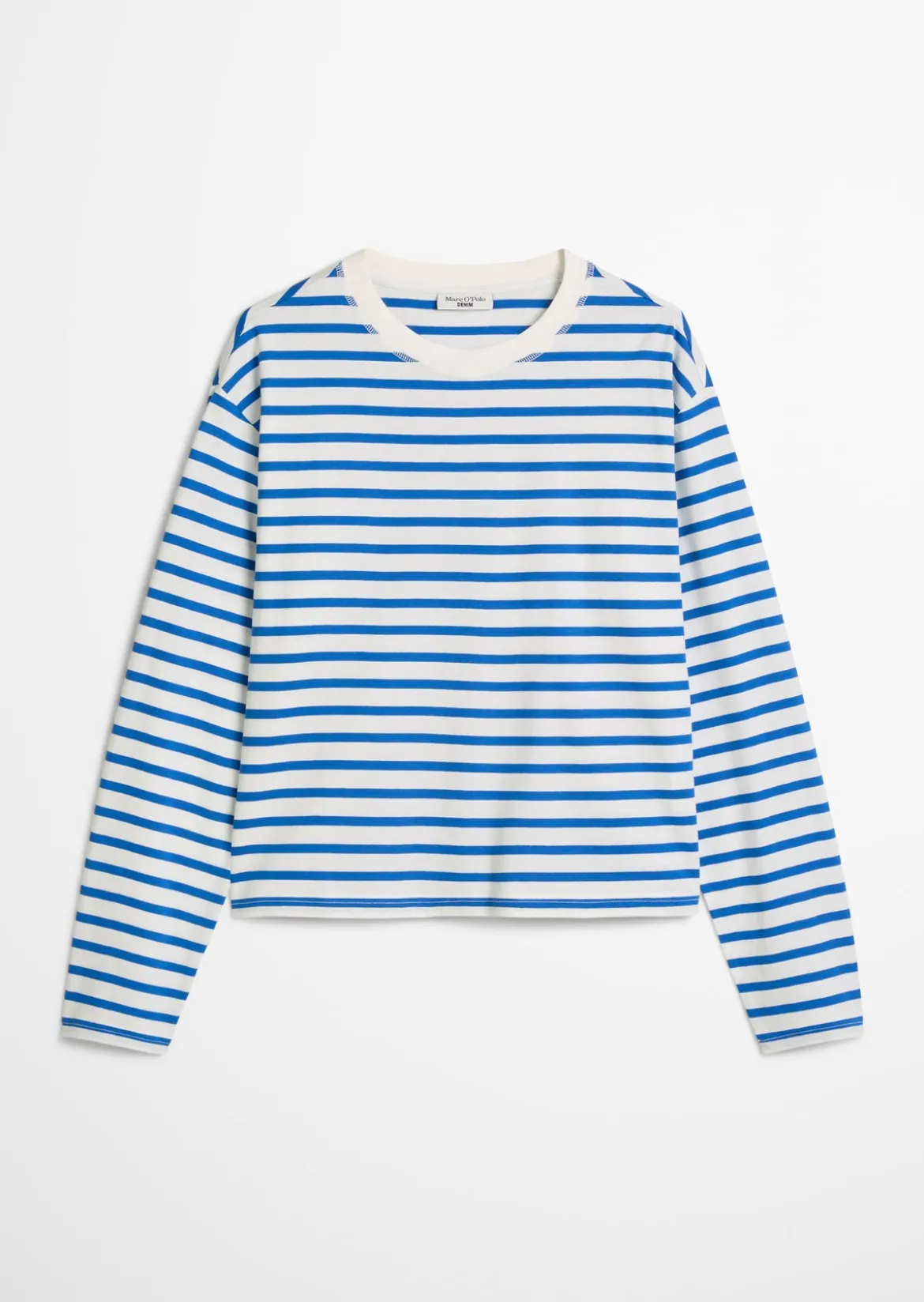 Longsleeve regular aus Heavy Slub Jersey