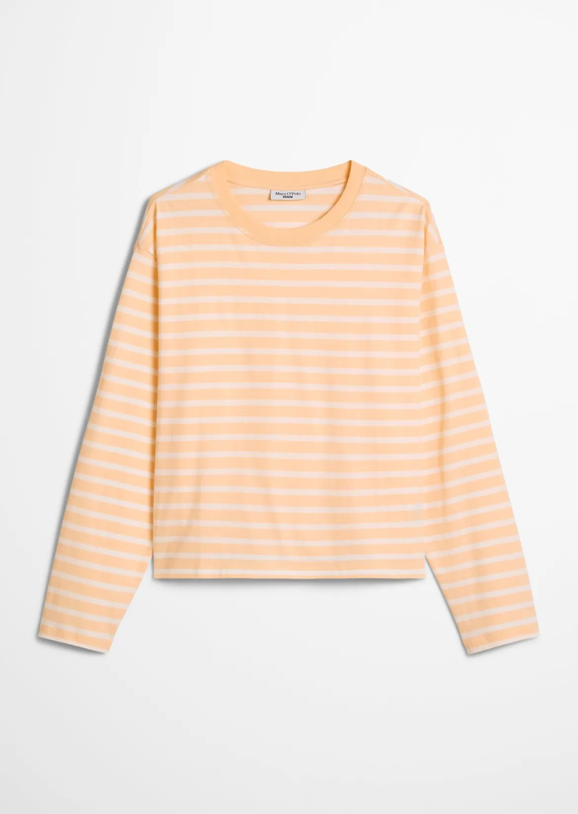 Longsleeve regular aus Heavy Slub Jersey