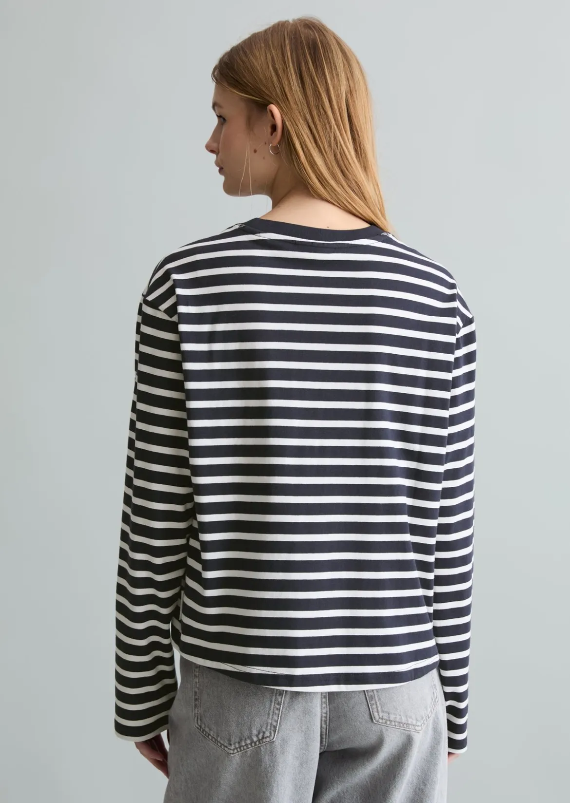 Longsleeve regular aus Heavy Slub Jersey