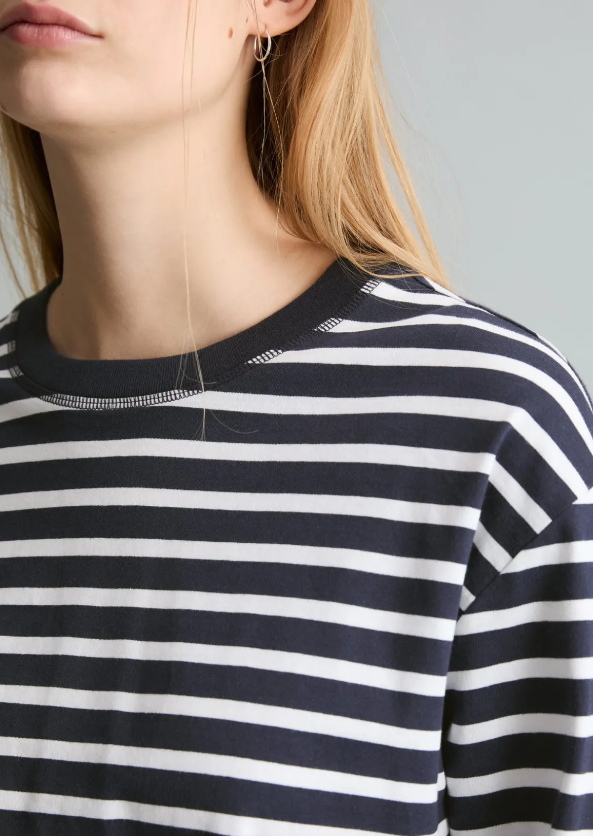Longsleeve regular aus Heavy Slub Jersey