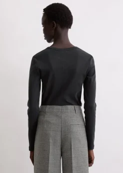 Longsleeve regular aus reiner Bio-Baumwolle