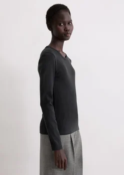 Longsleeve regular aus reiner Bio-Baumwolle
