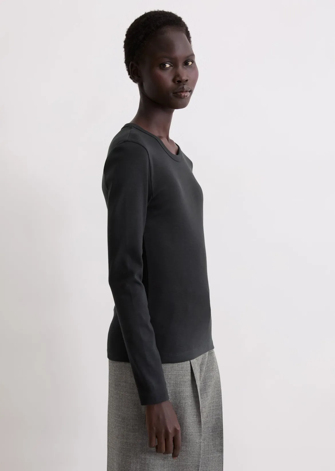 Longsleeve regular aus reiner Bio-Baumwolle