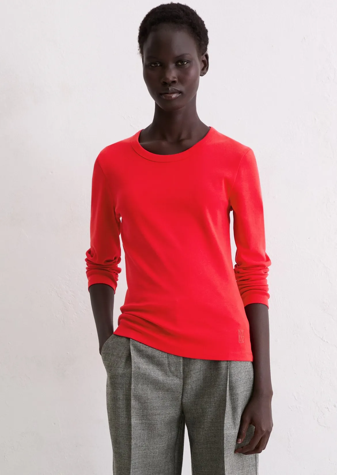 Longsleeve regular aus reiner Bio-Baumwolle