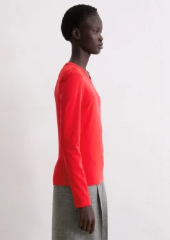 Longsleeve regular aus reiner Bio-Baumwolle