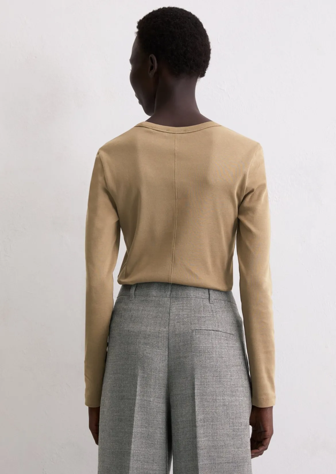 Longsleeve regular aus reiner Bio-Baumwolle