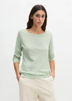 Longsleeve regular aus weichem Baumwoll-Single-Jersey